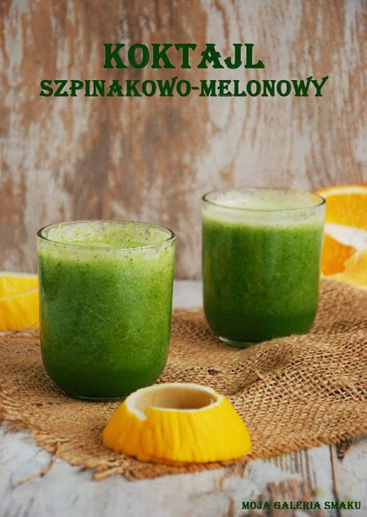 Koktajl szpinakowo-melonowy