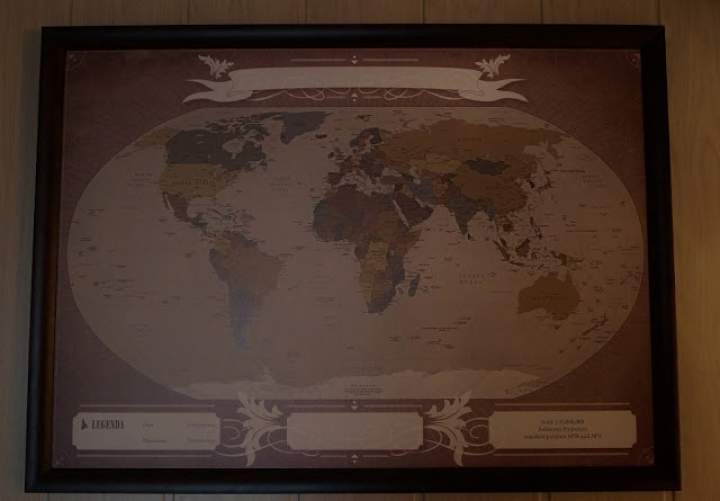 Mapa podróży po świecie