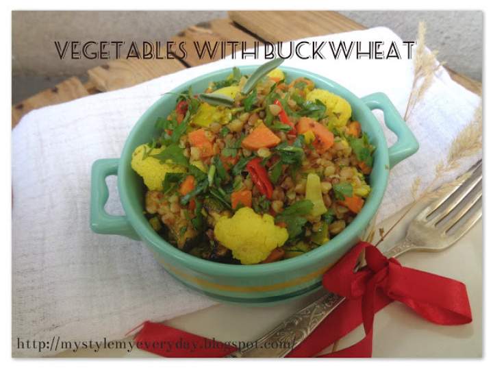Warzywa z kaszą – Vegetables with buckwheat