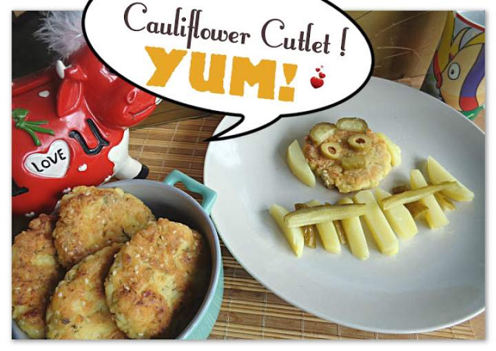 Kotleciki z kalafiora z frytkami na parze – Cauliflower Cutlet