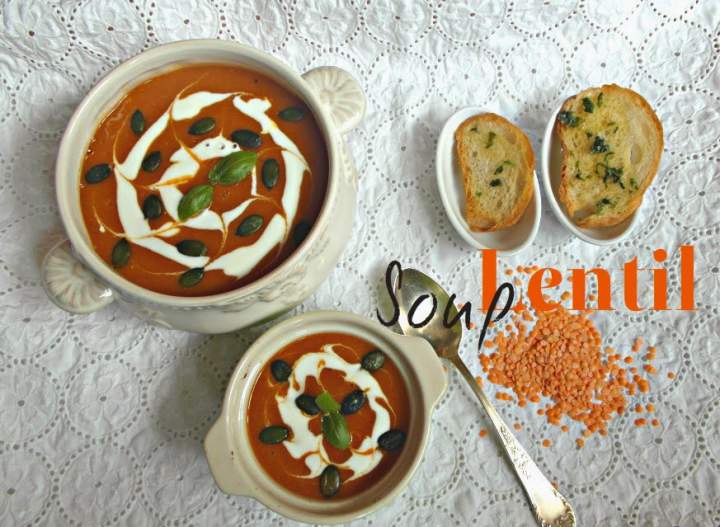 Zupa krem z soczewicy – Lentil soup