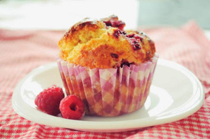 Muffiny malinowe, jako owocowe słodkości