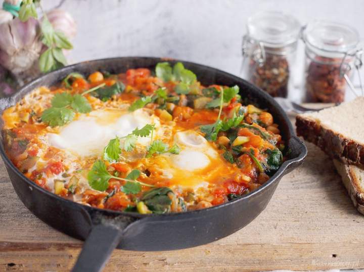 Pikantne jajka po marokańsku / Spicy Moroccan eggs