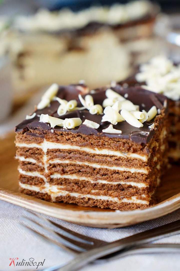 Ciasto przekładane bez pieczenia