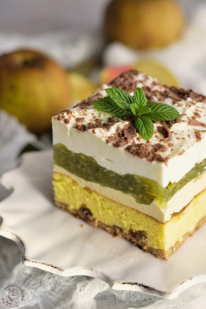 Sernik „Zielone jabłuszko”