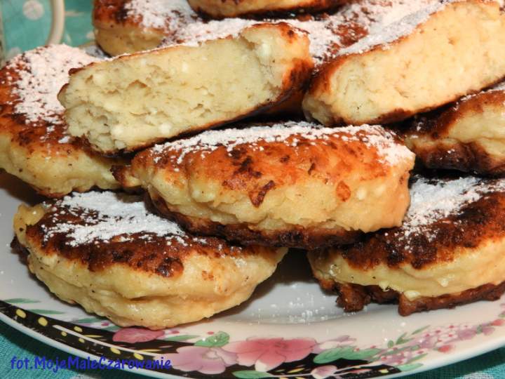 Twarogowe racuszki drożdżowe