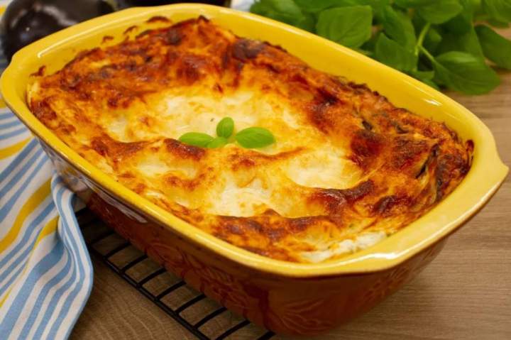 Lazania z bakłażanem