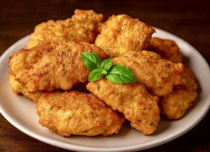 Słoneczne kotleciki w serowej panierce