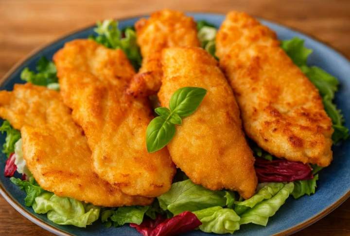 Domowe kotleciki w panierce czosnkowo-jogurtowej