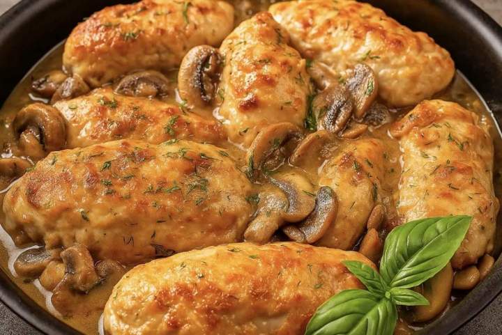 Leśne roladki drobiowe