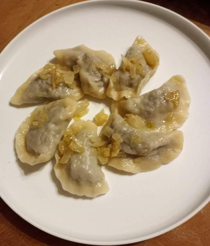 Pierogi z kaszanką