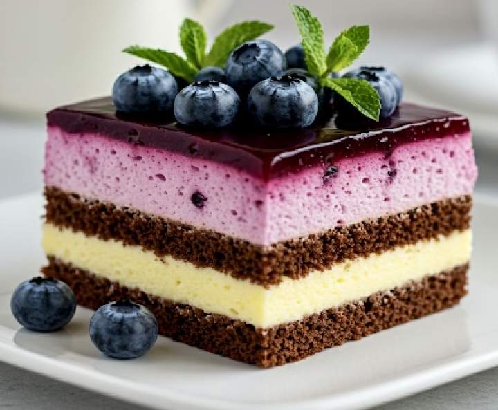 Jagodowiec z kremem karpatkowym