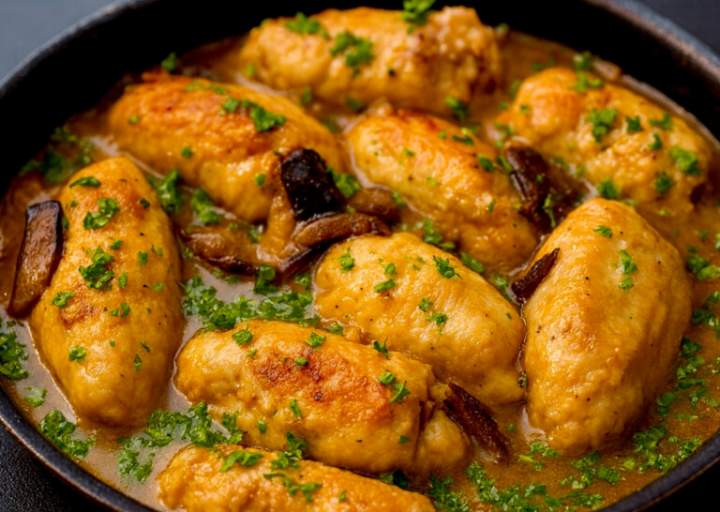 Świąteczne zraziki z kurczaka