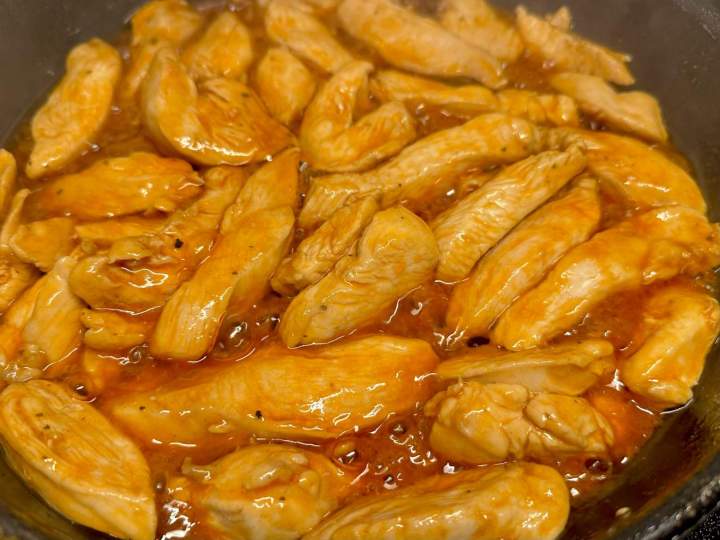 Glazurowany kurczak po azjatycku