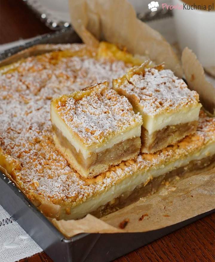 Szarlotka jak u babci – ale z budyniem