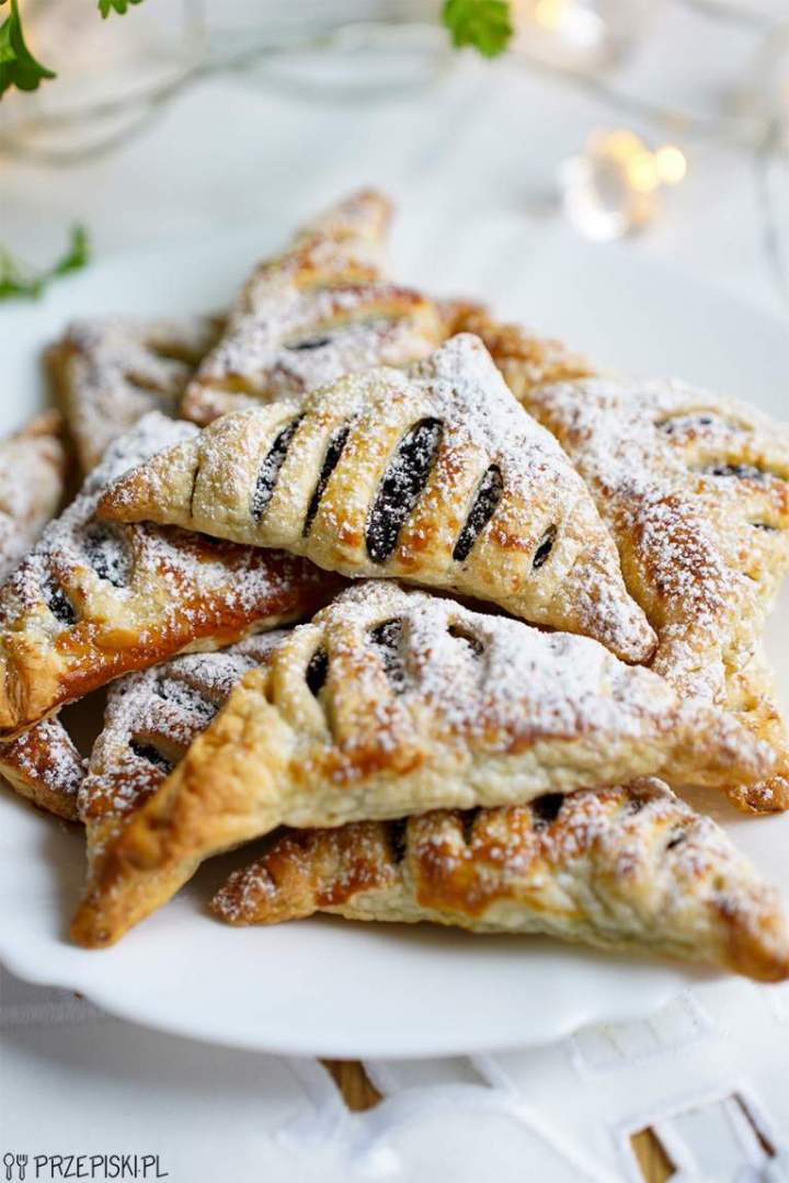 Trójkąciki z makiem