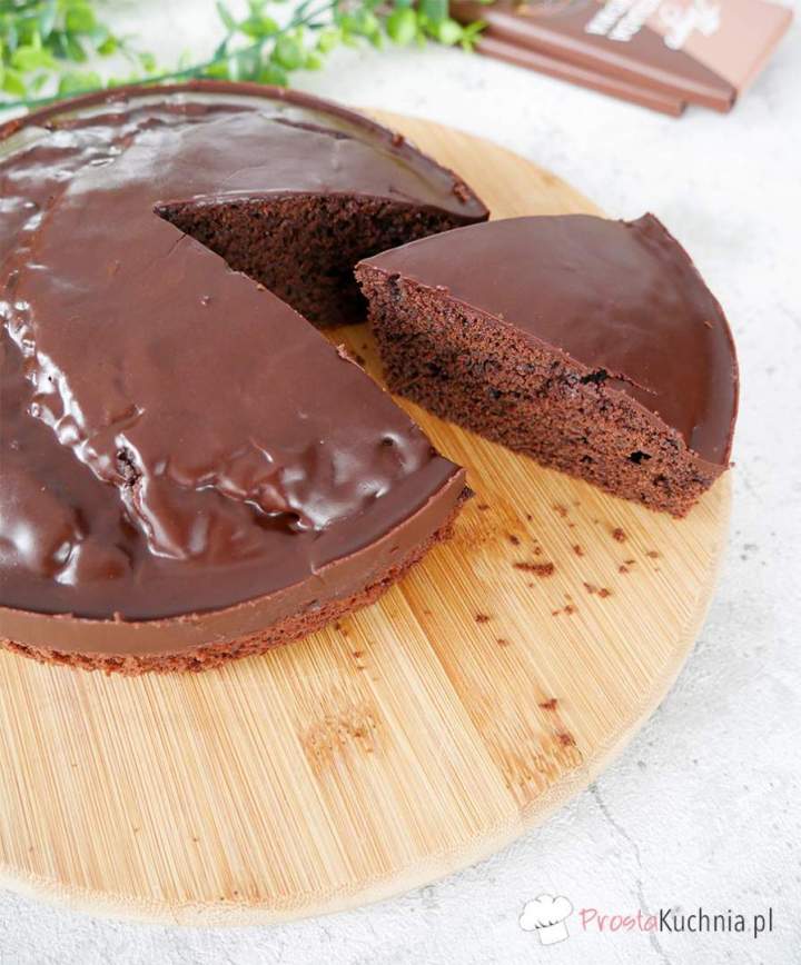 Ciasto mocno czekoladowe