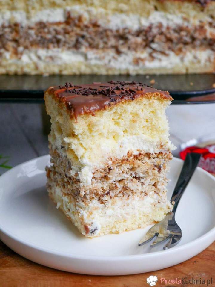 Ciasto z wafelkami Góralki