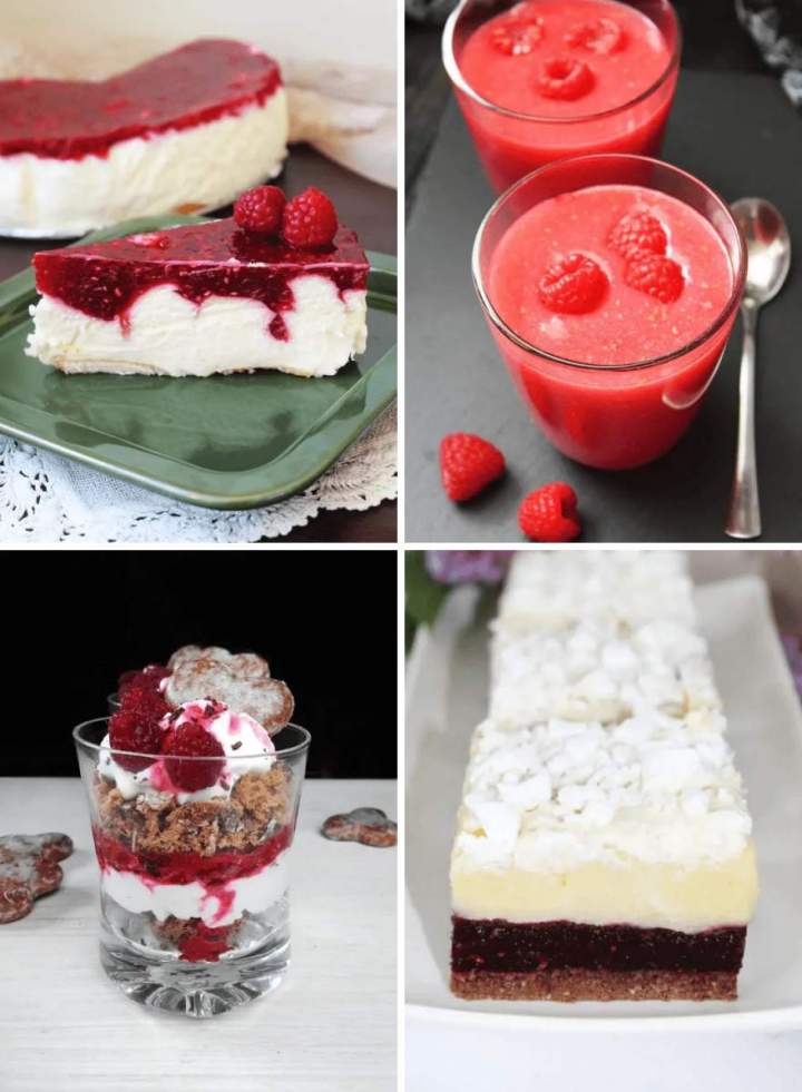 Desery i ciasta z malinami – 12 NAJLEPSZYCH PRZEPISÓW