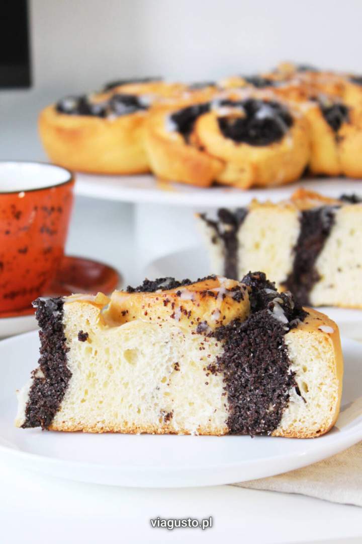 Drożdżówka z makiem (rollsy)