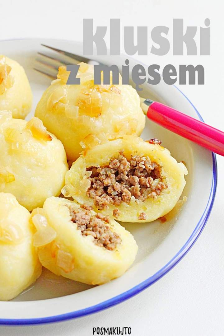 Kluski ziemniaczane z mięsem