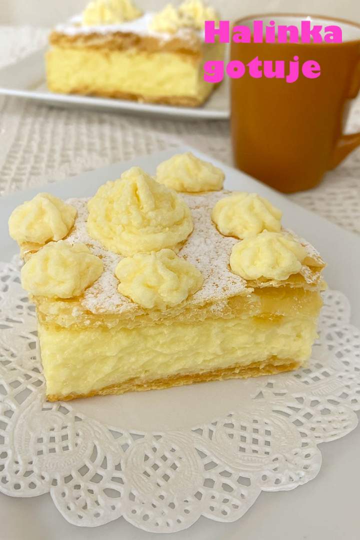 Kremówka papieska – delikatna, kremowa i rozpływająca się w ustach