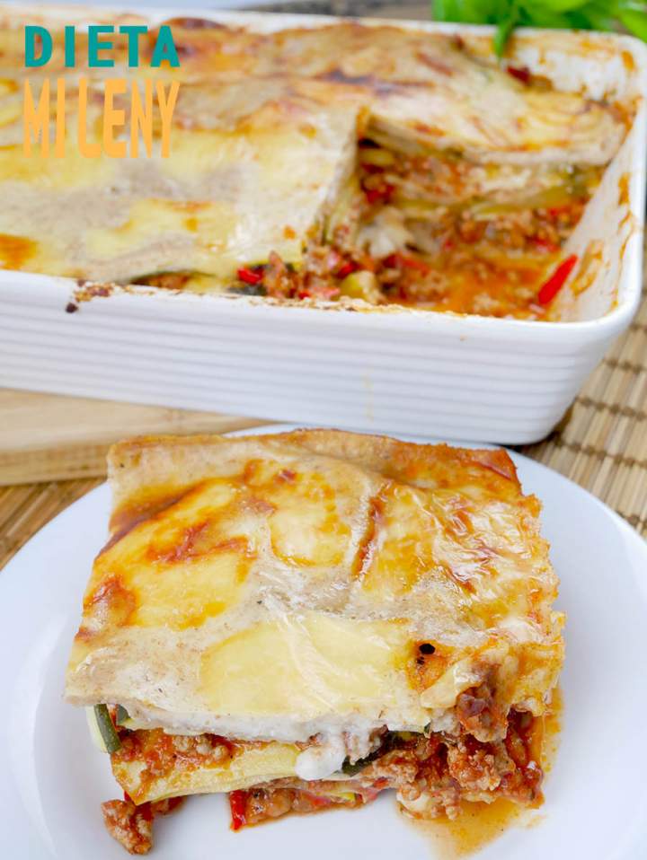 Dietetyczna lasagne z cukinią