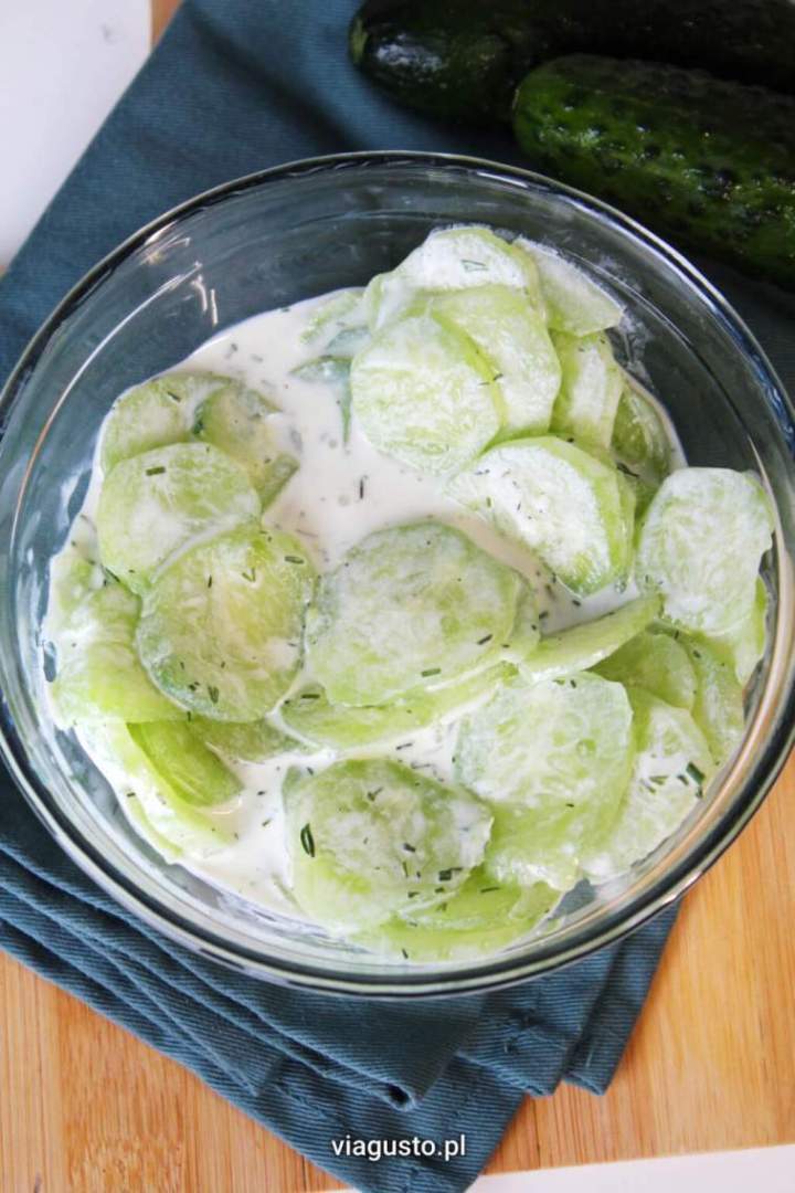 Mizeria z mlekiem jak u babci!