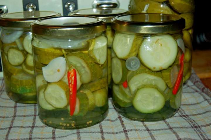 Ogórki w marynowane Sweet Chili, przetwory