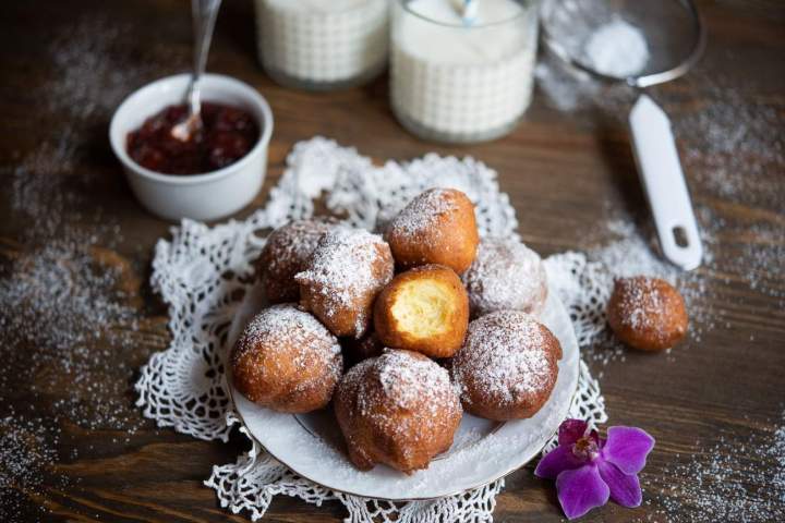 Pączki z serka homogenizowanego