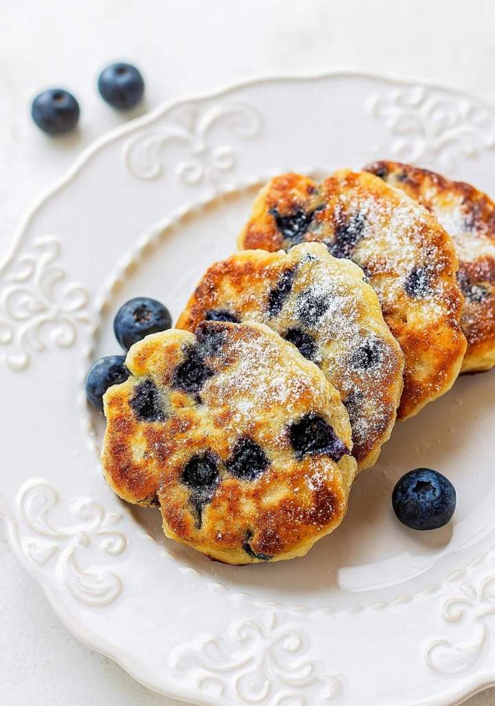 Racuchy z borówkami