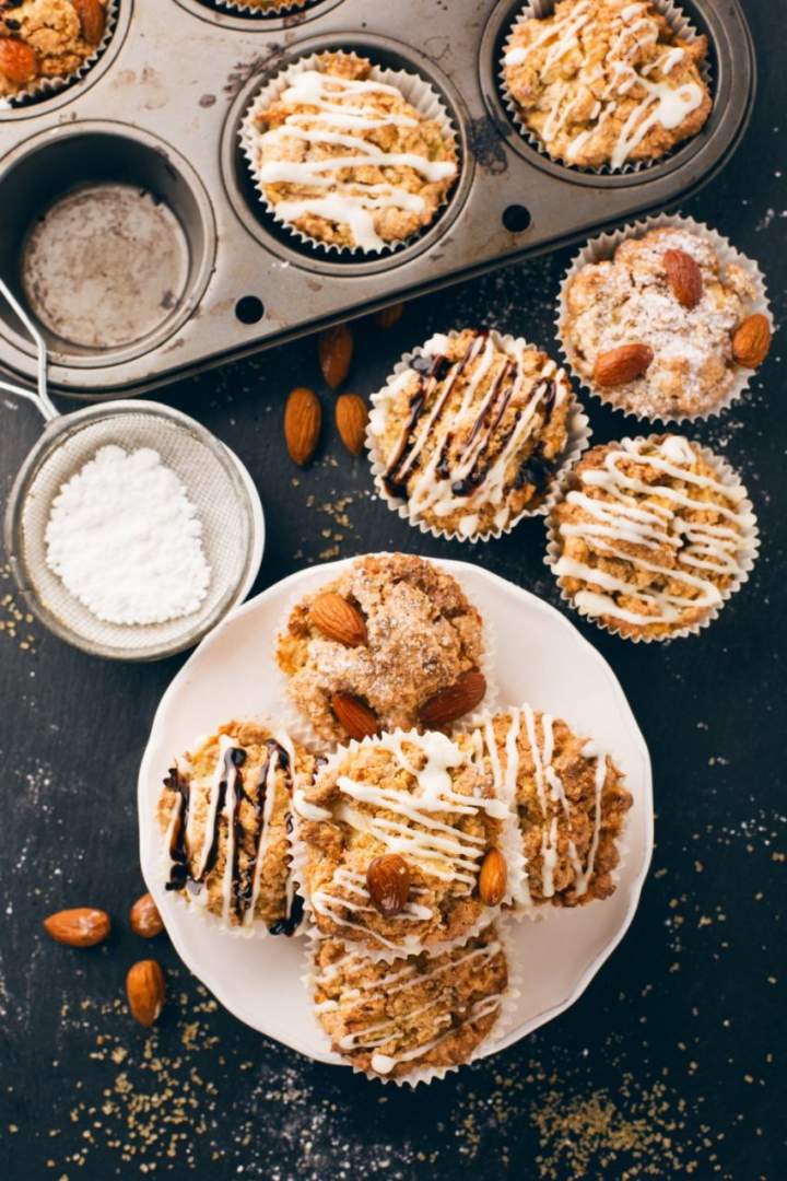 Muffiny z jabłkami