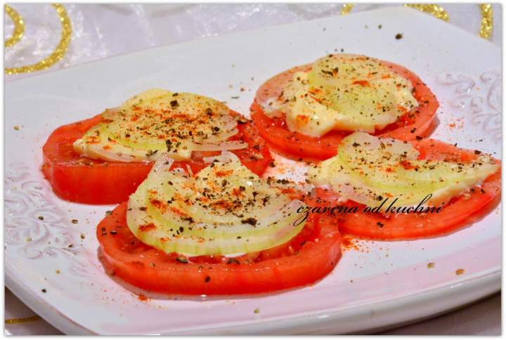 Pomidory z majonezem