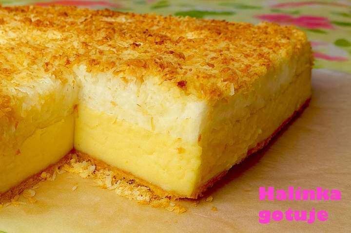Sernik z bezą kokosową – klasyczny, domowy i bardzo smaczny