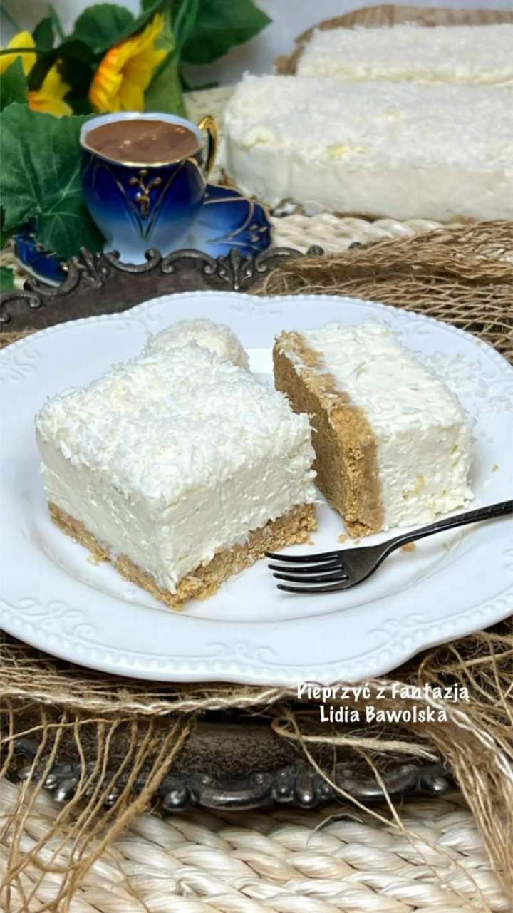 Sernik Raffaello na zimno