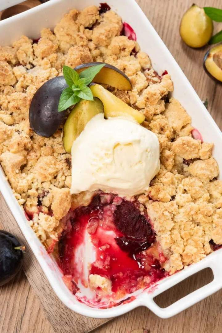 Śliwki pod kruszonką