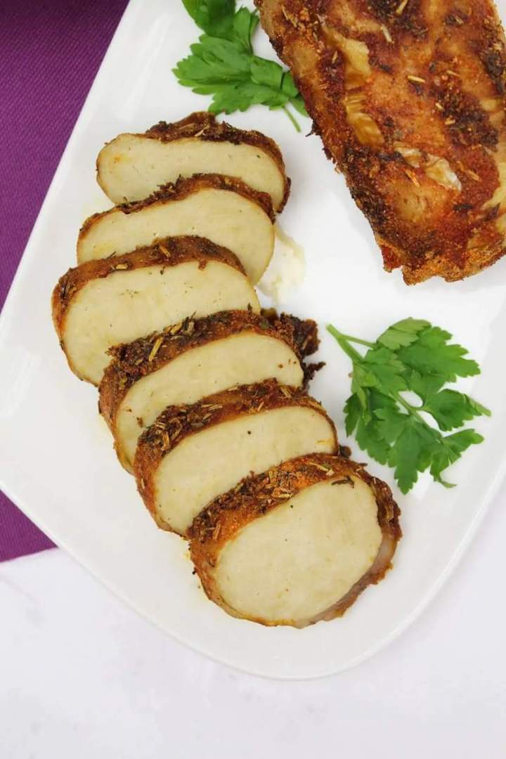 HIT! Wegańska pierś z kurczaka z seitana, tofu i fasoli – PRZEPIS
