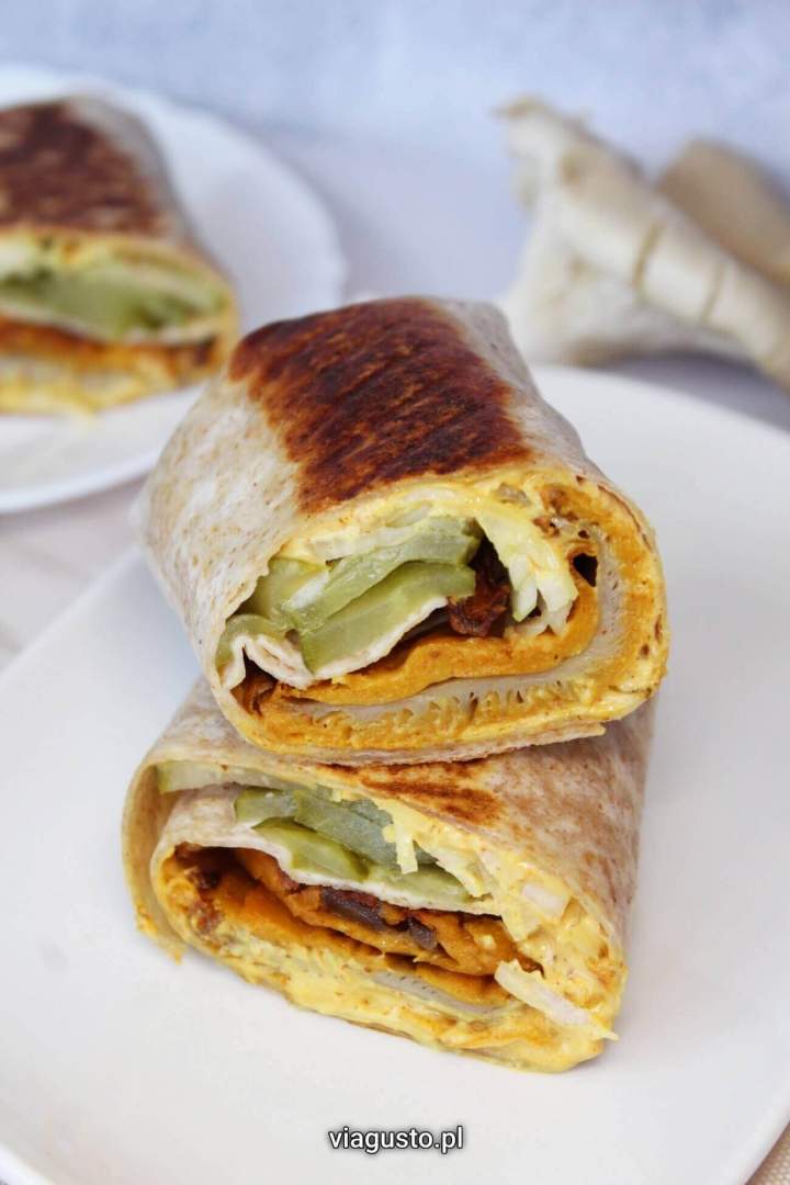 Wrap z boczniakami Kentucky